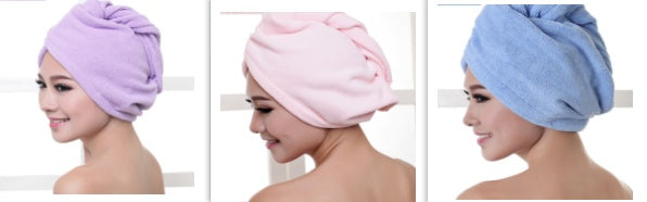 Women's Hair Dryer Cap, Absorbent Dry Hair Towel